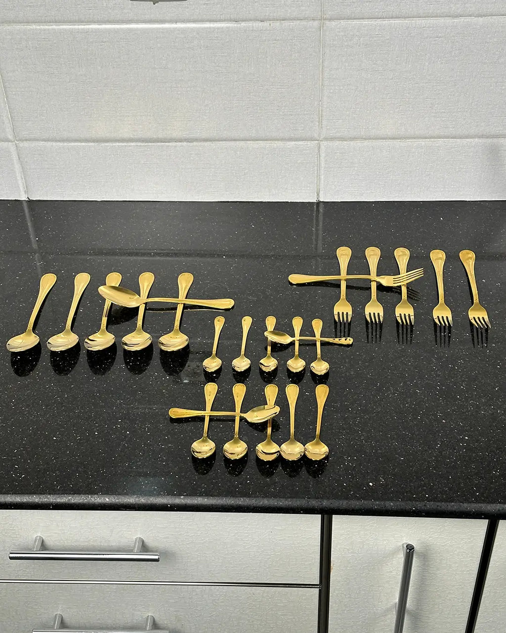serie 24 piece inox gold