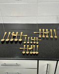 serie 24 piece inox gold
