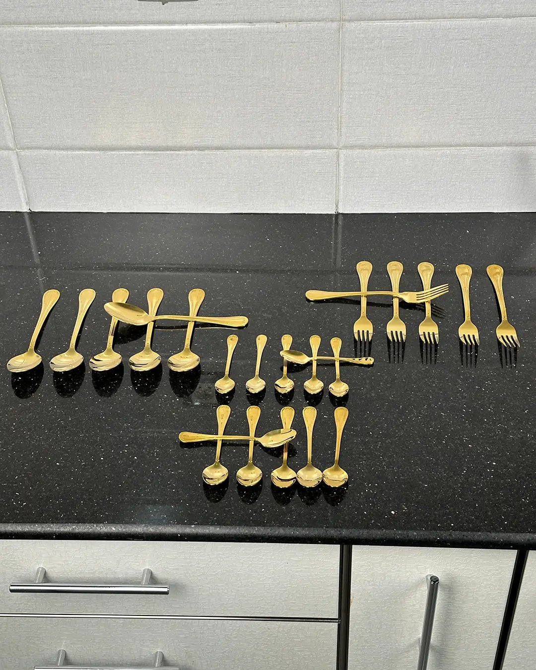 serie 24 piece inox gold